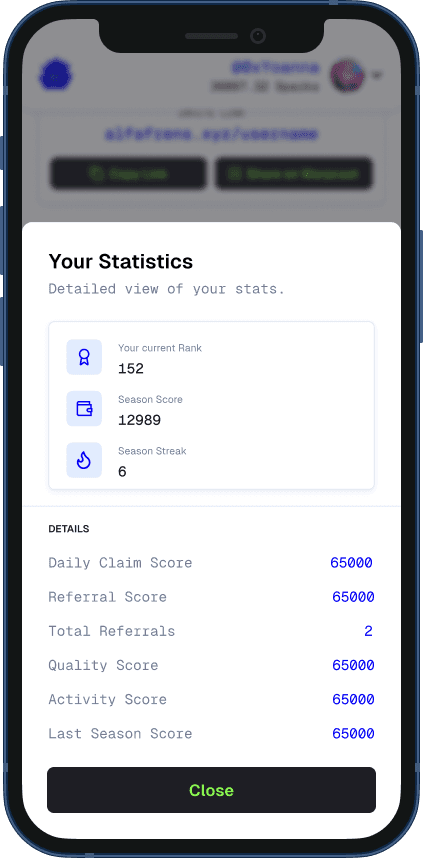 Quality and Activity scores